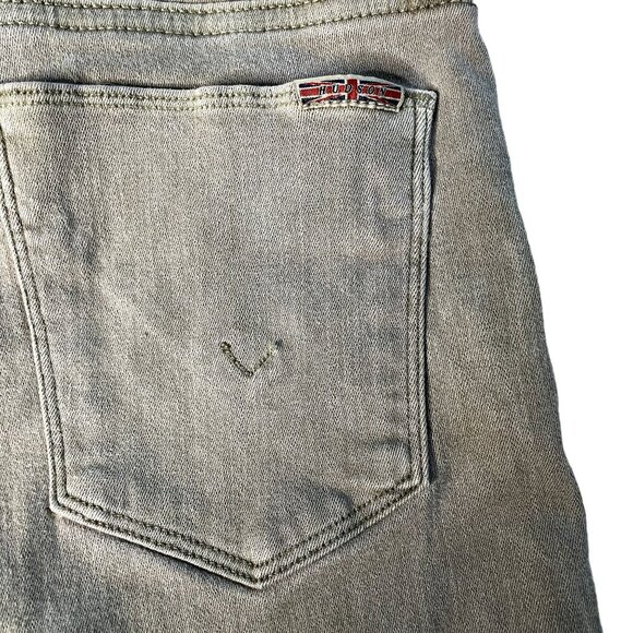 Hudson Super Skinny Straight Leg Denim Gray Jeans Size 29 U Tapered Ankle Pants - Picture 8 of 9
